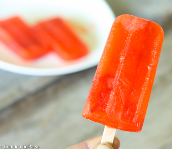 Strawberry Lemonade Popsicles