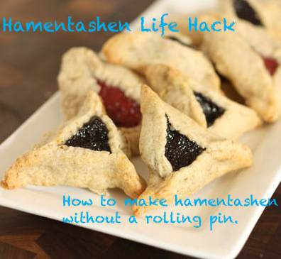Hamentashen Life Hack: How to Make Hamentashen Without a Rolling Pin